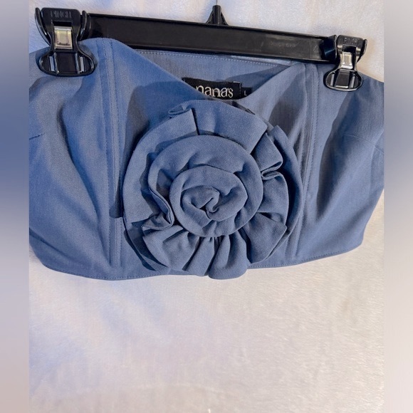 NANA’S Milano Denim Corset Top and Midi Pencil Skirt Set - Picture 9 of 16